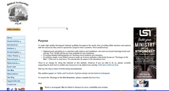 Desktop Screenshot of biblicalarchaeology.org.uk